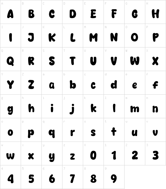 Fancake font