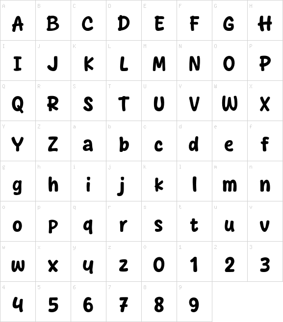 Happy Beige font