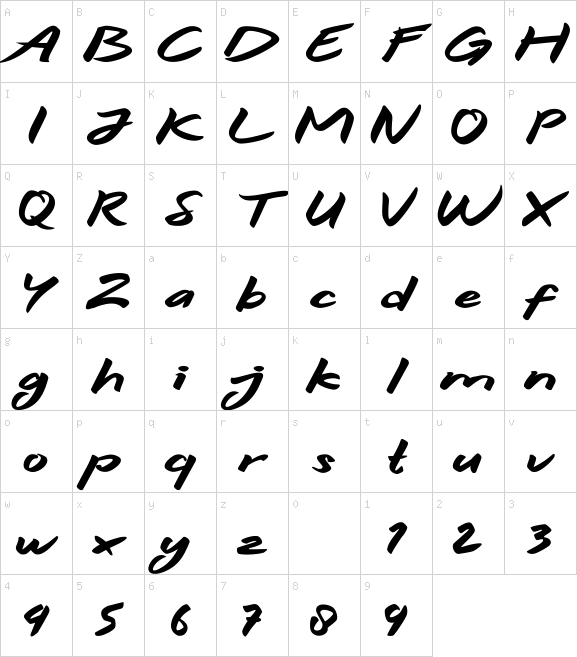 Hitam font