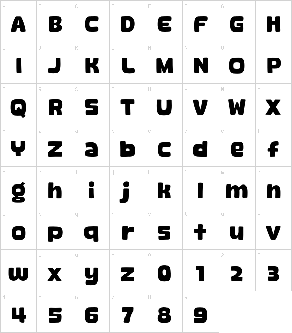 Howdy Duck font