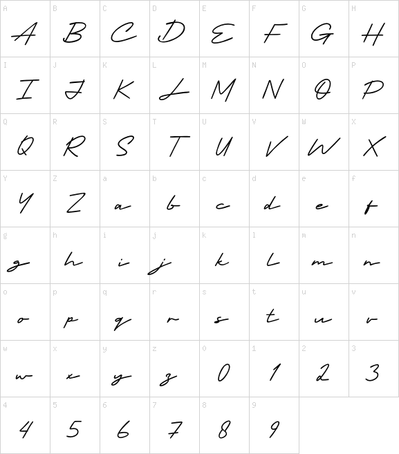 Indosign font