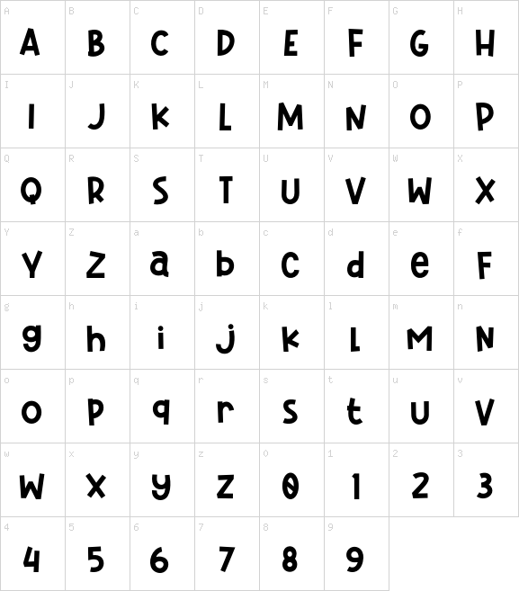 Pamit font