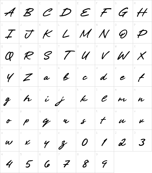 Stigmature font
