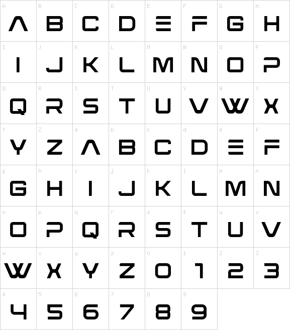 Venus Plant font