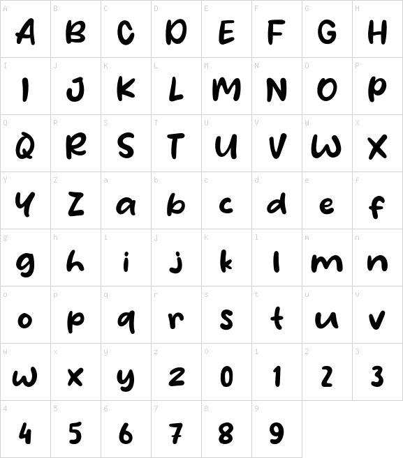 Waffle Story font