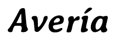 Avería font
