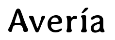 Avería font