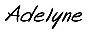 Adelyne font