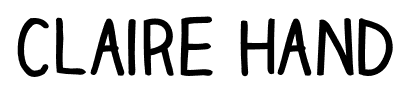 Claire Hand font