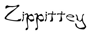 Zippittey font