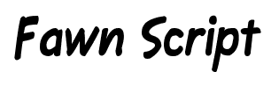 Fawn Script font