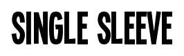 Single Sleeve font