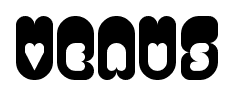 Venus font