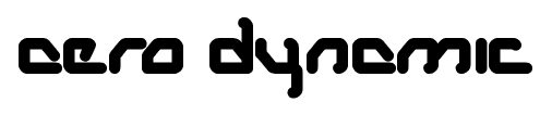 aero dynamic font