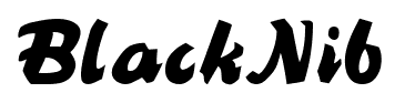 BlackNib font