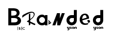 Branded font