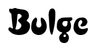 Bulge font