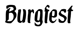 Burgfest font