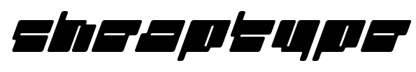 Cheaptype font