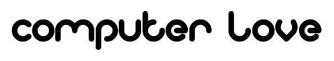 computer love font