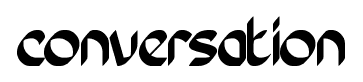 conversation font