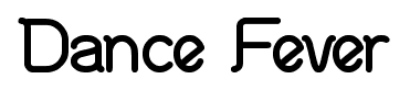 Dance Fever font