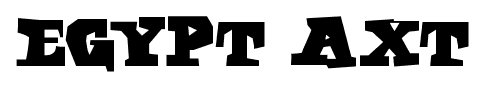 Egypt Axt font