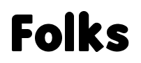 Folks font