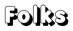Folks font