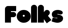 Folks font