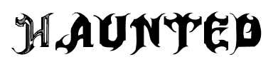 Haunted font