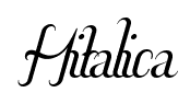 Hitalica font