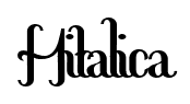 Hitalica font