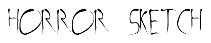 Horror Sketch font
