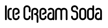 Ice Cream Soda font