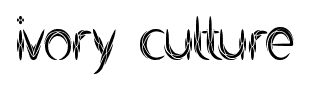 ivory culture font