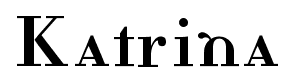 Katrina font