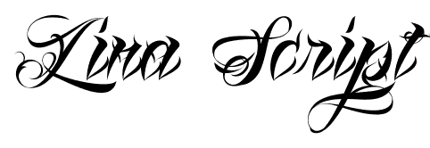 Lina Script font
