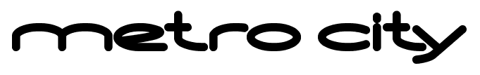 metro city font
