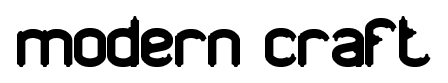 modern craft font