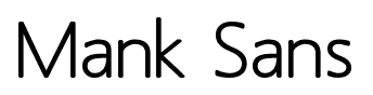 Mank Sans font
