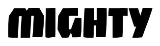 Mighty font