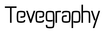 Tevegraphy font