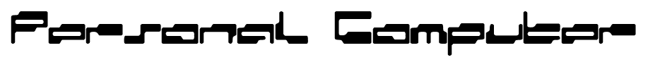 Personal Computer font