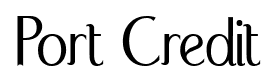 Port Credit font