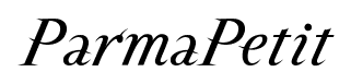 ParmaPetit font