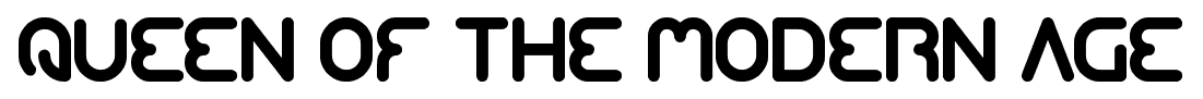 queen of the modern age font