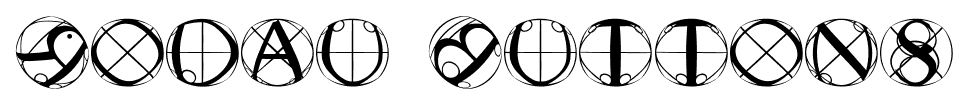 Rodau Buttons font