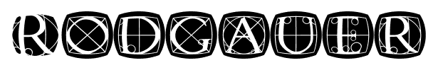 Rodgauer font
