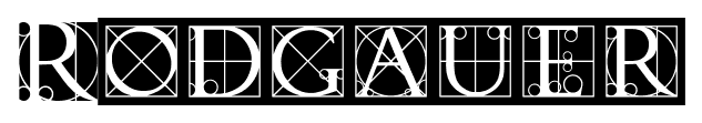 Rodgauer font